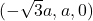 (-\sqrt{3}a, a, 0)