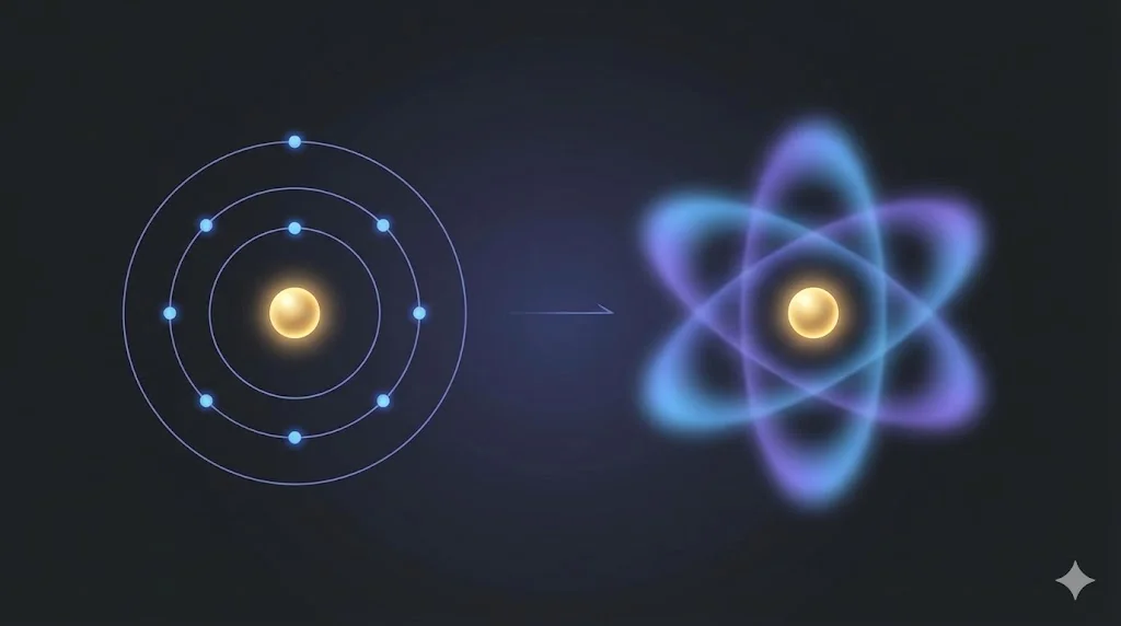 Evolution of atomic structure models