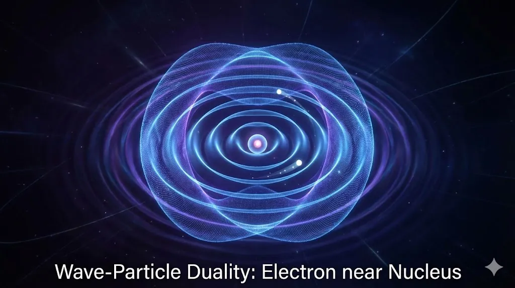 Electron wave particle duality