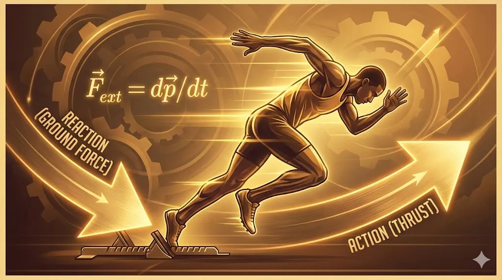 Rocket launch illustrating Newton's Third Law of Motion.