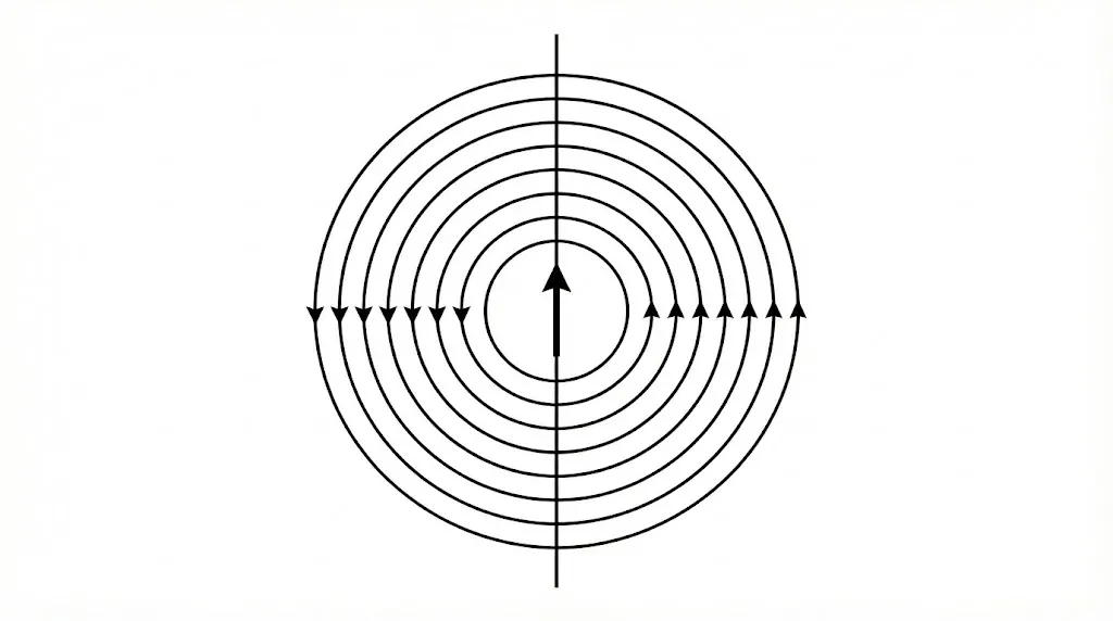 Magnetic field around current carrying wire