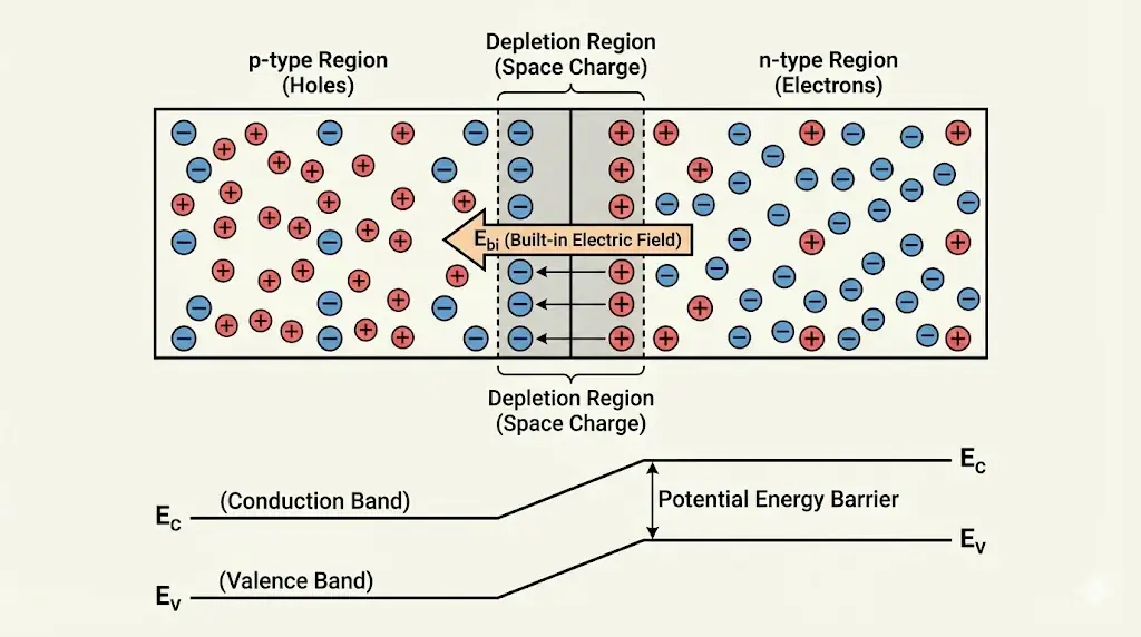 p–n junction formation