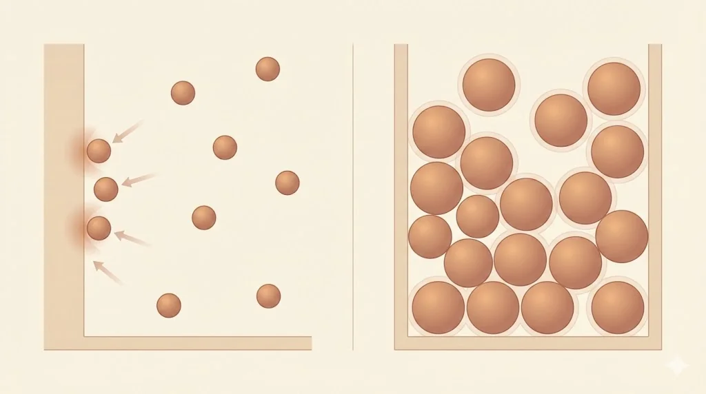Visual interpretation of pressure and volume corrections in real gases